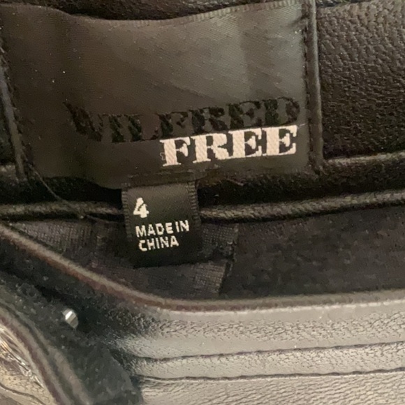 Wilfred Black Textured Pants - Picture 2 of 9